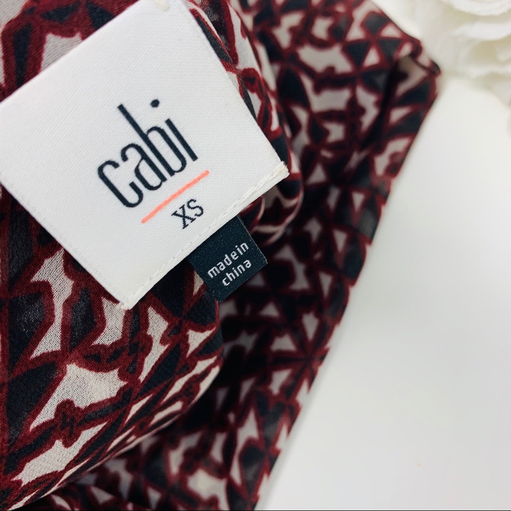 CAbi Drop neck Venus Blouse Top - Picture 9 of 10